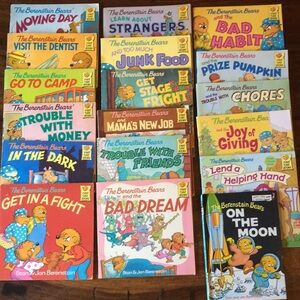 Lot of 18 Berenstain Bears Mostly Vintage (a few newer) Mixed Book Collection